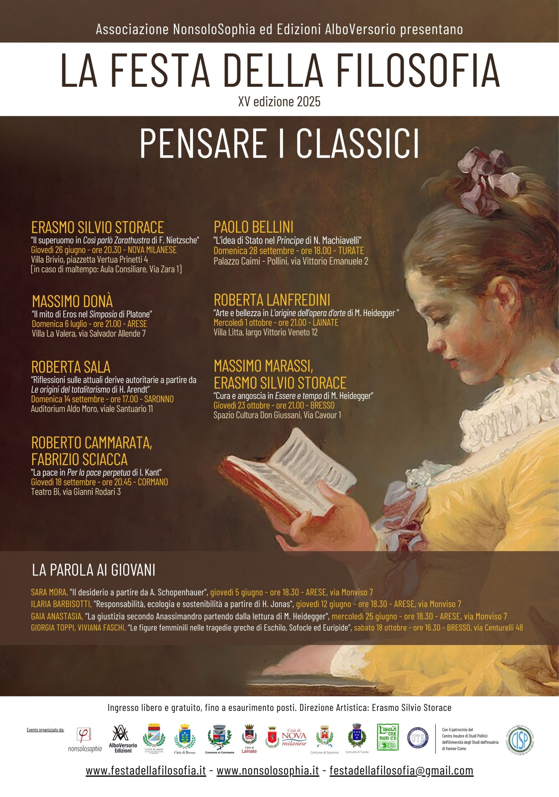 Programma Festa della Filosofia 2025